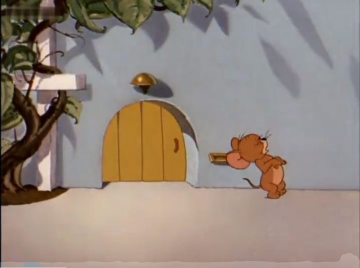 猫和老鼠:杰瑞出门得真巧,刚好完整地看完了汤姆偷小黄鸟的全过程!