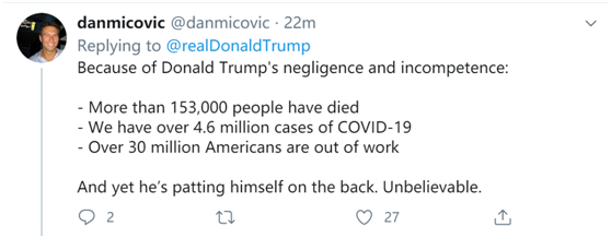 特朗普|“特朗普对抗TikTok比应对新冠更认真努力”