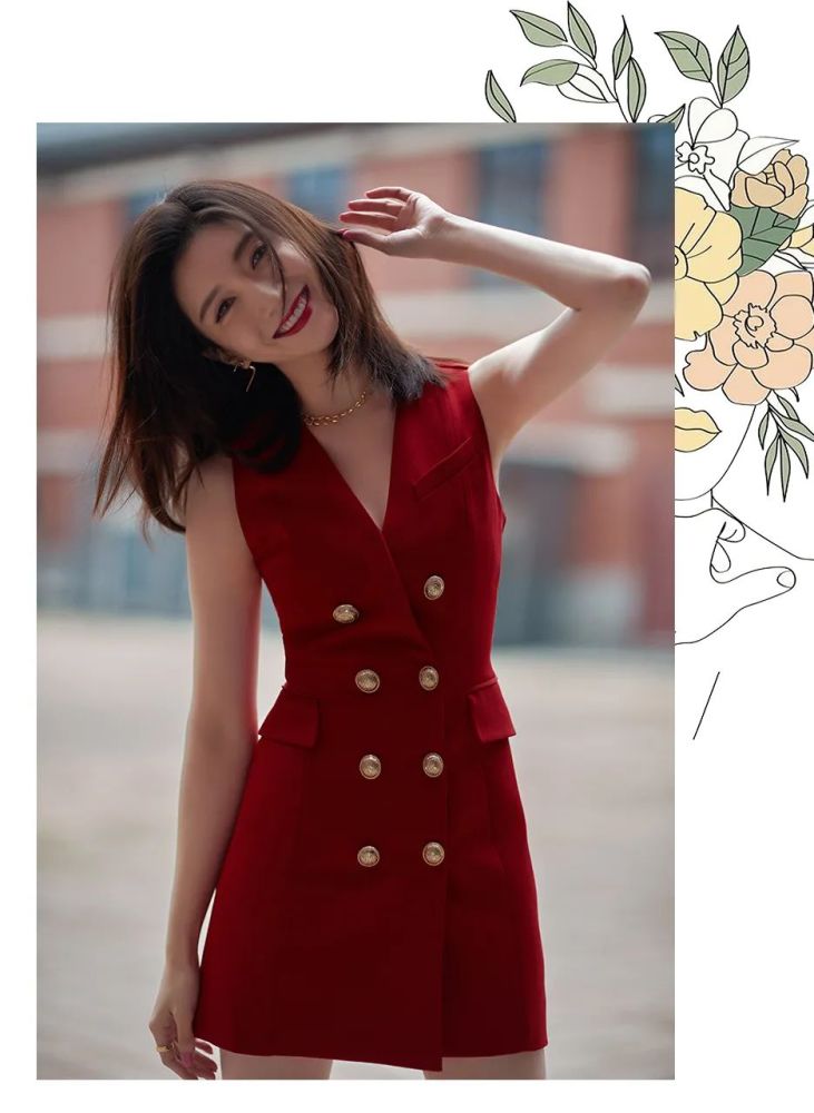 balmain|王漫妮把朋克Balmain穿得人间绝色了，梁先生你悔不悔？