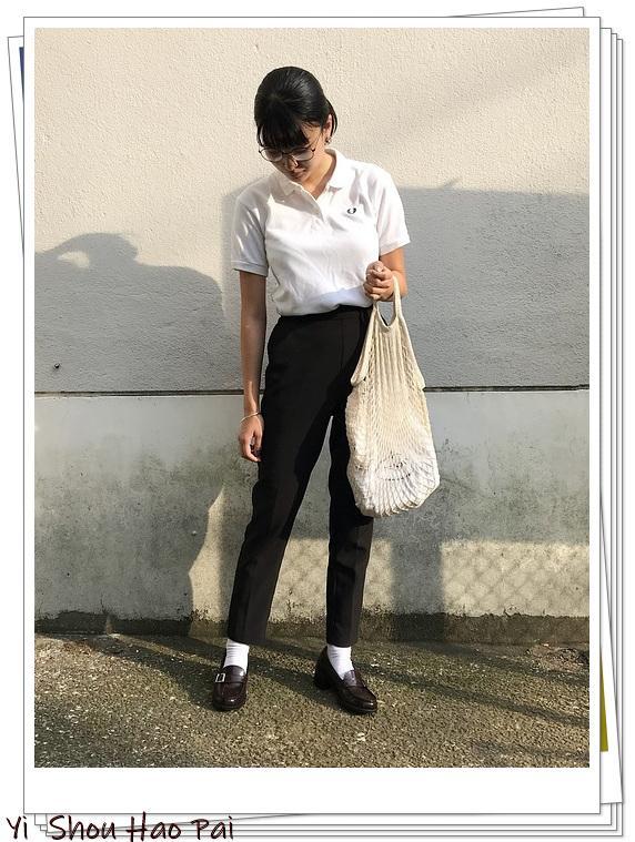 不同颜色polo衫搭配示范整洁而漂亮的日系穿搭精选