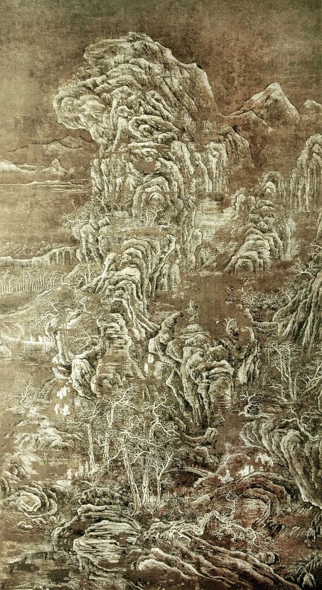 太行山的磅礴气势,开阔了荆浩的眼界,也拓宽了他的艺术视野,除了创造