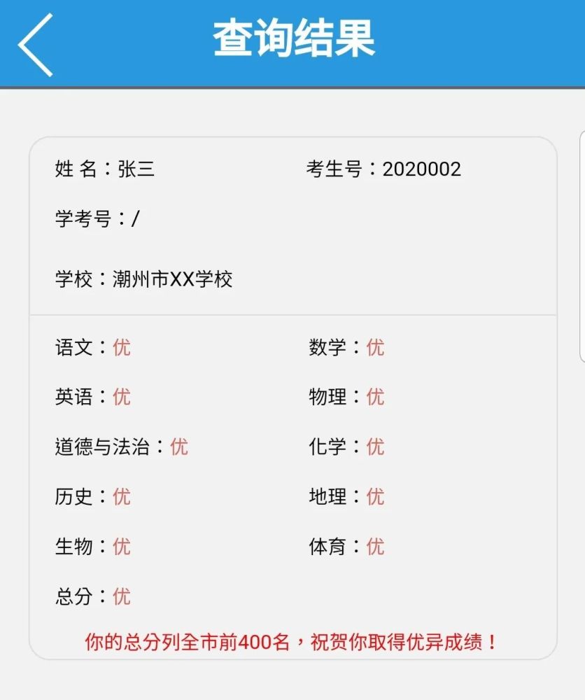 潮州2020中考排名_潮州2020年中考圆满结束!预计8月5日左右公布成绩(2)