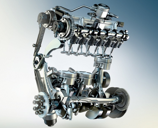 问题就出在三缸机的先天结构上,四冲程发动机一次完整的做功,四缸