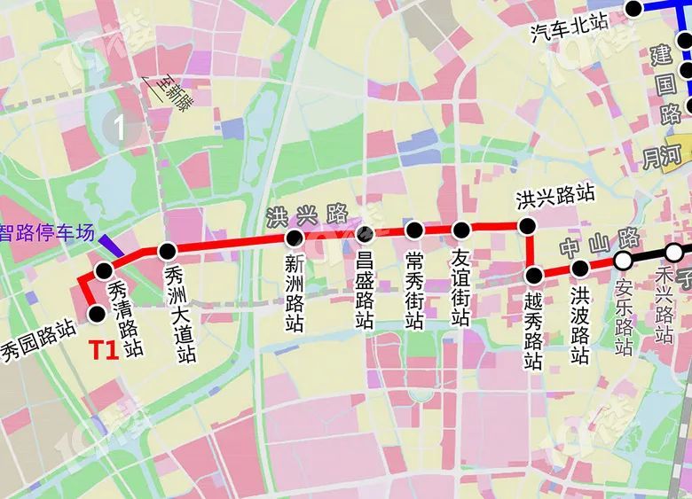 嘉兴有轨电车二期来了三大线路设33个站点月河北站科技城站等