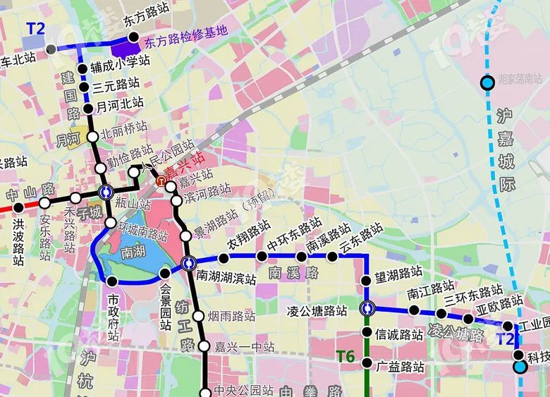 嘉兴有轨电车二期来了三大线路设33个站点月河北站科技城站等