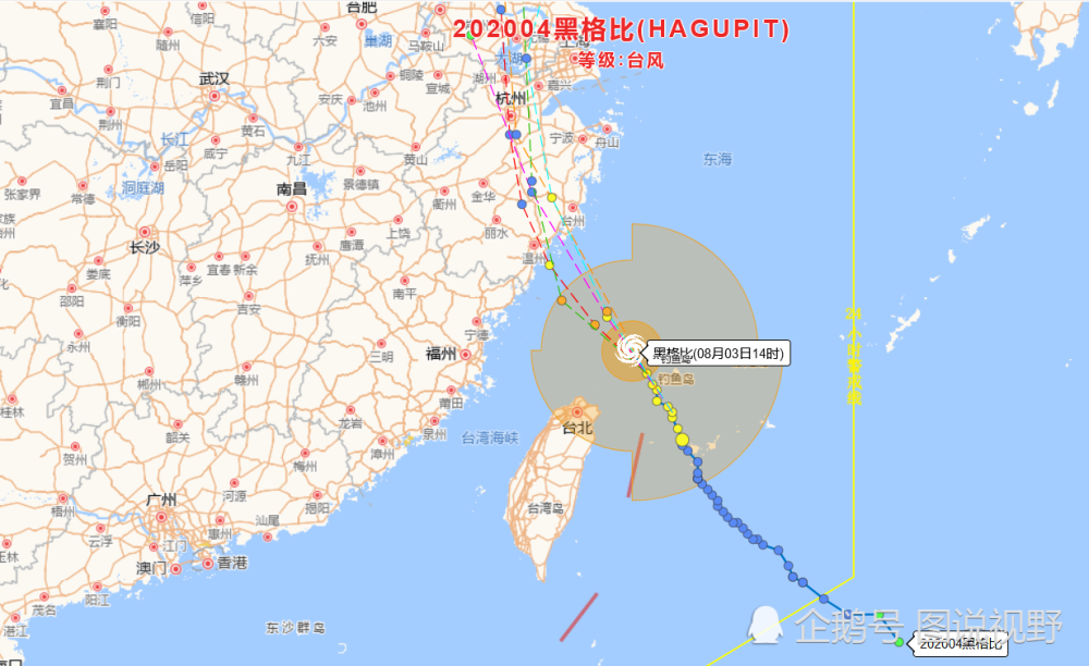 黑格比|“黑格比”两连跳加强为台风级别 即将在浙江中南部沿海登陆