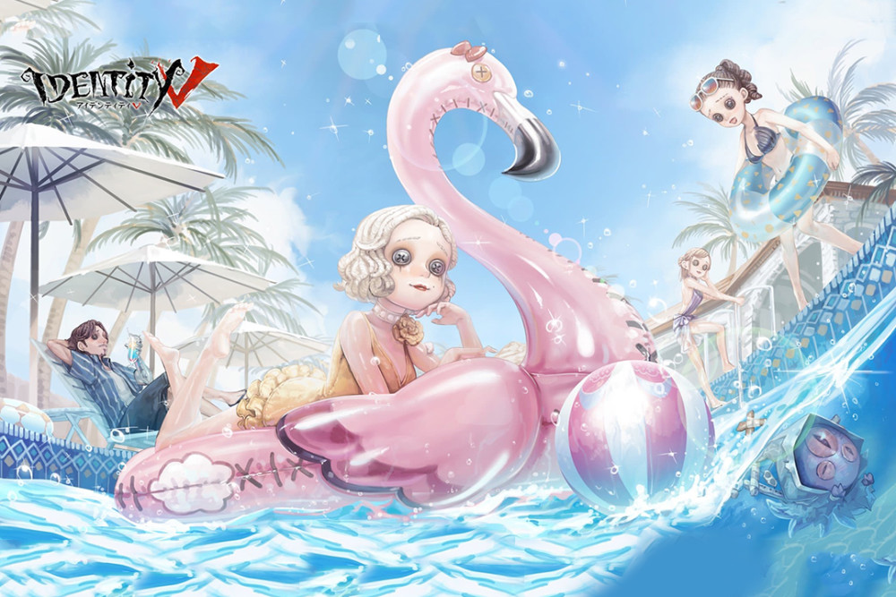 第五人格:高下立判?对比日服泳装贺图,"re-swim"着实保守!