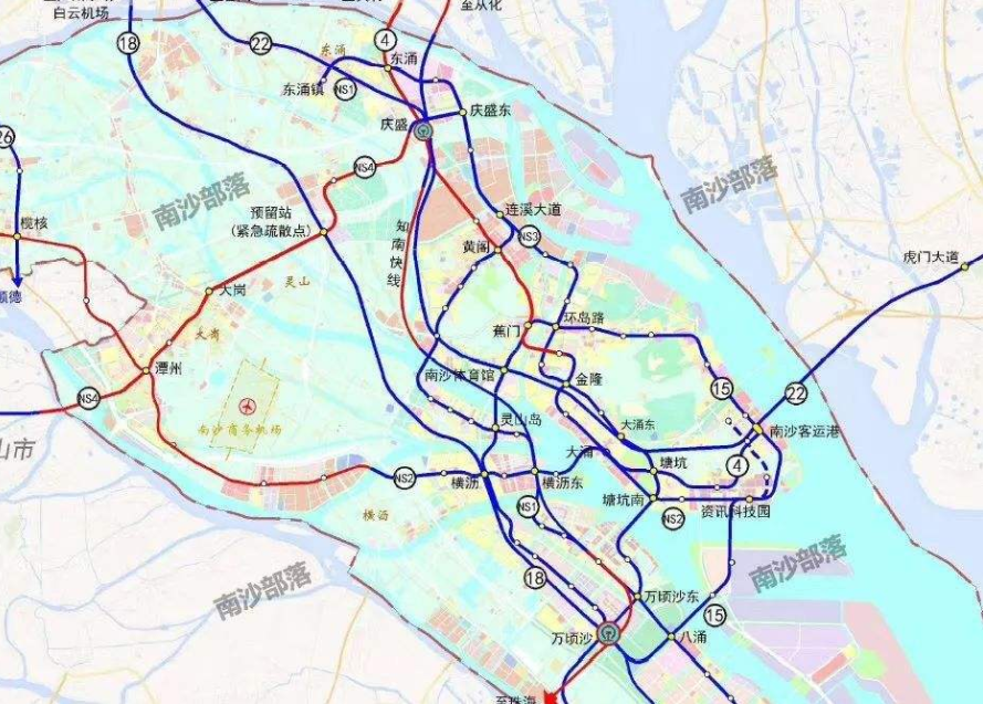 大岗也要有地铁啦南沙ns2线最新进展来了