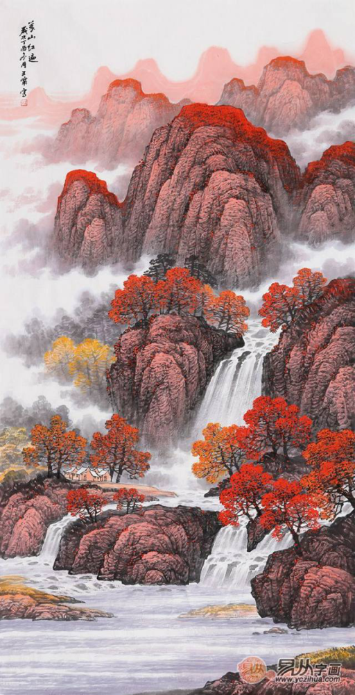 装饰字画|什么样的画既可以作走廊装饰画，又有很高的收藏价值