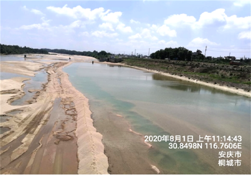 桐城:拦河筑坝蓄水 保障供水和水毁设施修复