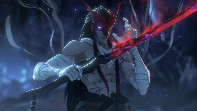 在了解完永恩的故事以及技能过后,大家也是对这样一个手持双刀,脸上带