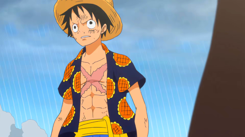 海贼王:动画组再出bug,路飞胸前伤疤无限放大,赤犬:不会吧!
