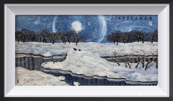 吴晓丹|书画家吴晓丹的一场水墨雪