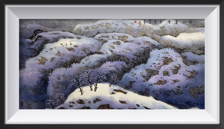 吴晓丹|书画家吴晓丹的一场水墨雪