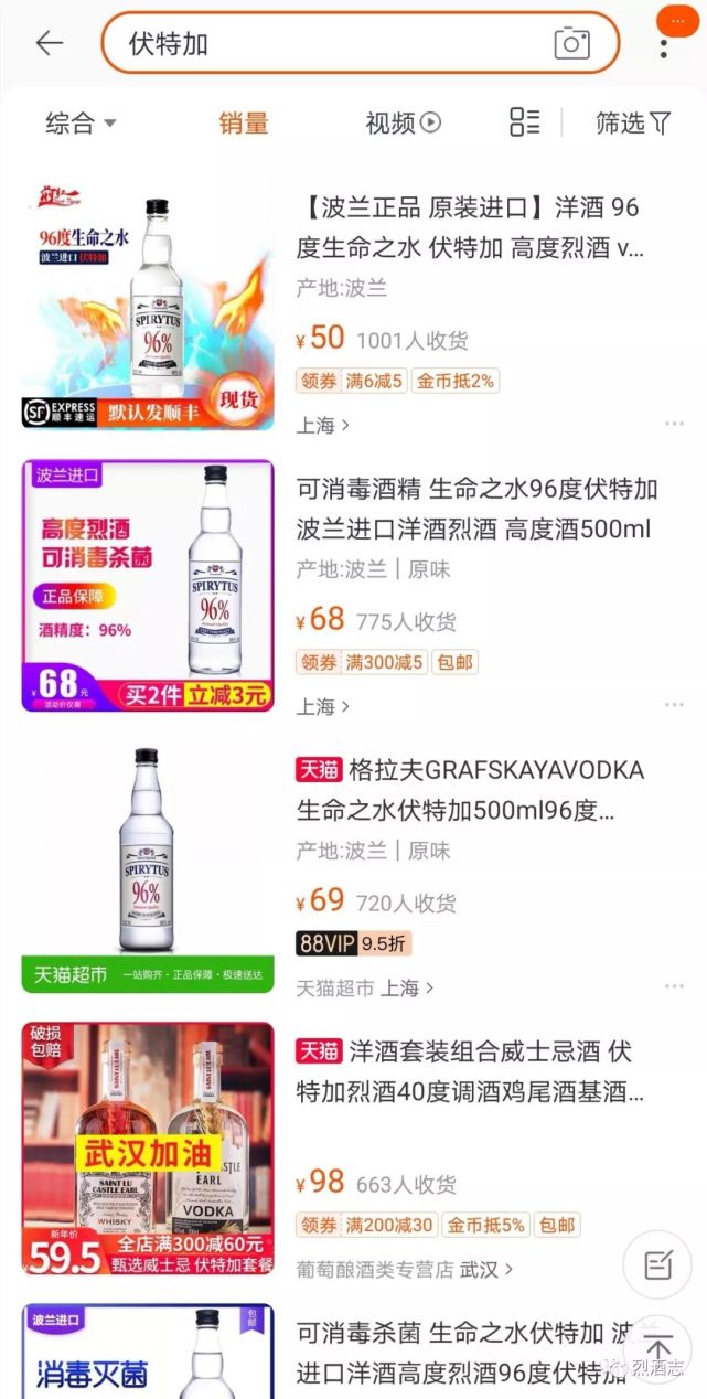这样烈的 生命之水 伏特加 你怕了吗 伏特加 酒精度 酒精