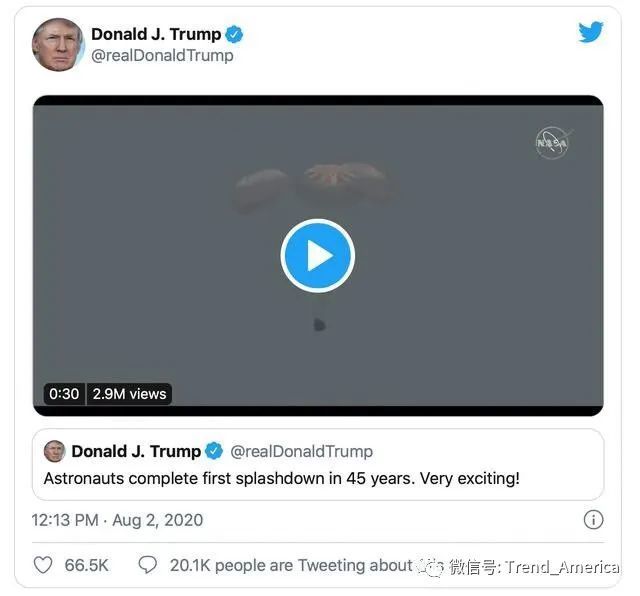 宇航员|落地了！龙飞船宇航员“海面溅落”返回地球