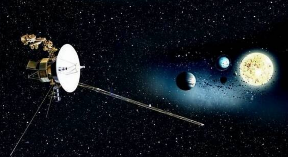 地球|距离地球60公里，旅行者1号拍下这张照片，让人久久不能释怀！