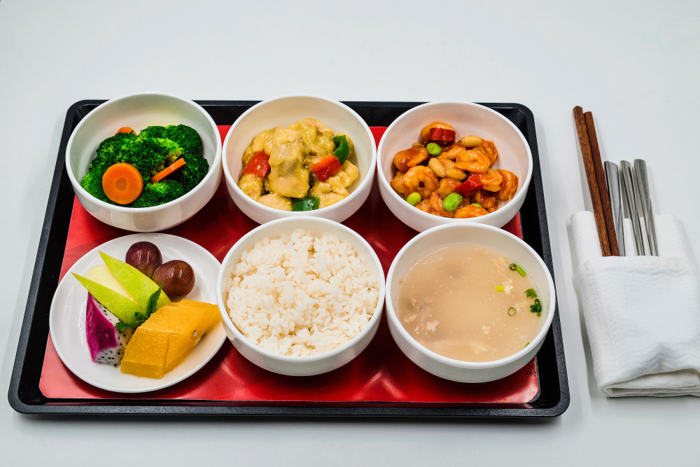 HNA Business Class Hot Food