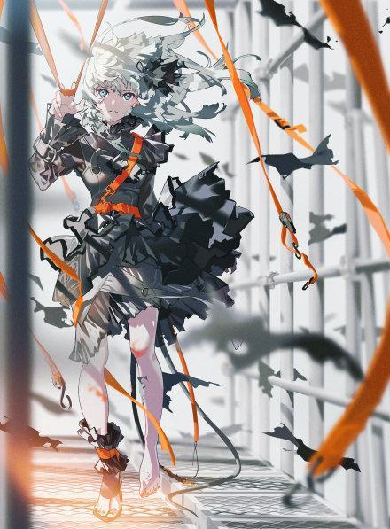 代表作品为tv动画《羁绊者》人物设计,eve mv《レーゾンデートル》