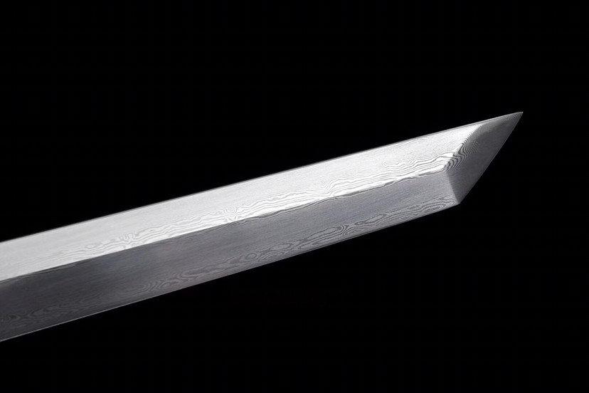 牡丹|全铜鞘小唐刀-银牡丹