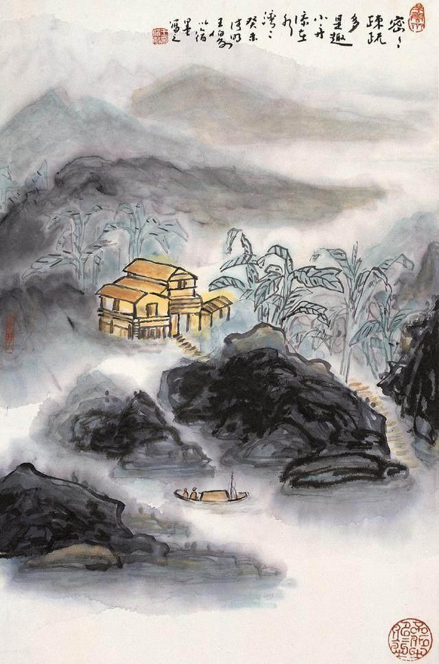 王伯敏|国画名家王伯敏山水画作品欣赏！