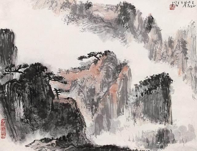 王伯敏|国画名家王伯敏山水画作品欣赏！