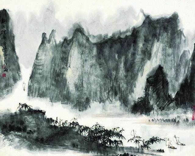 王伯敏|国画名家王伯敏山水画作品欣赏！