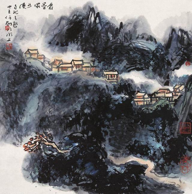王伯敏|国画名家王伯敏山水画作品欣赏！