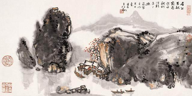 王伯敏|国画名家王伯敏山水画作品欣赏！