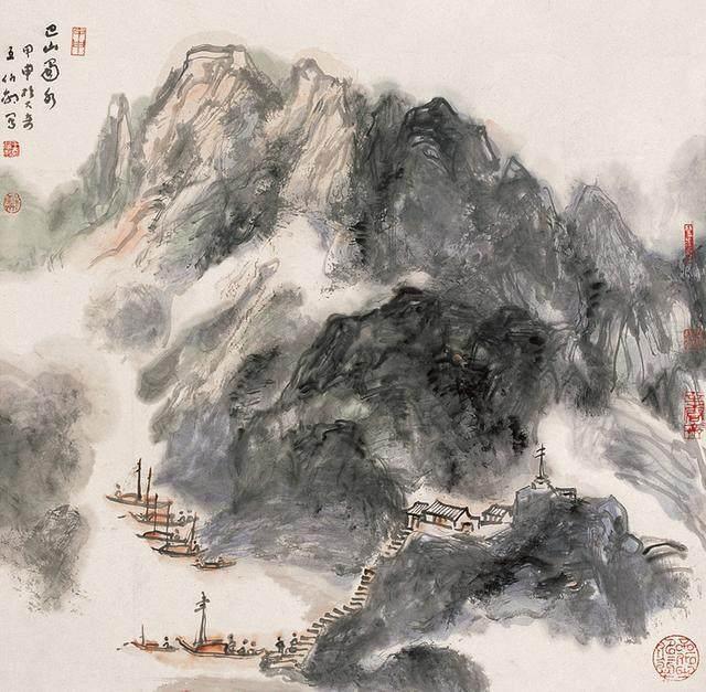 王伯敏|国画名家王伯敏山水画作品欣赏！