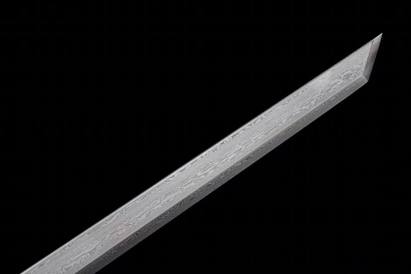 绝世武魂|唐橫刀-绝世武魂，手工锻造百炼折叠花纹钢斧刃研磨