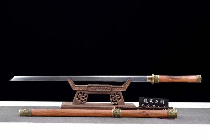 绝世武魂|唐橫刀-绝世武魂，手工锻造百炼折叠花纹钢斧刃研磨