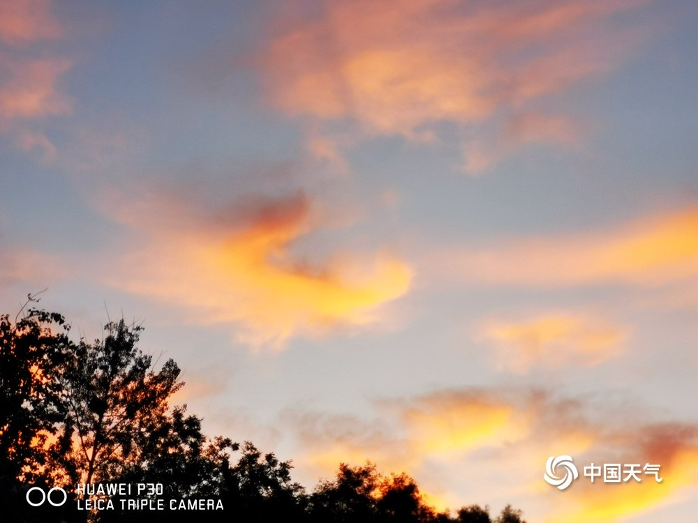 朝霞|红满天！北京今晨现绝美朝霞