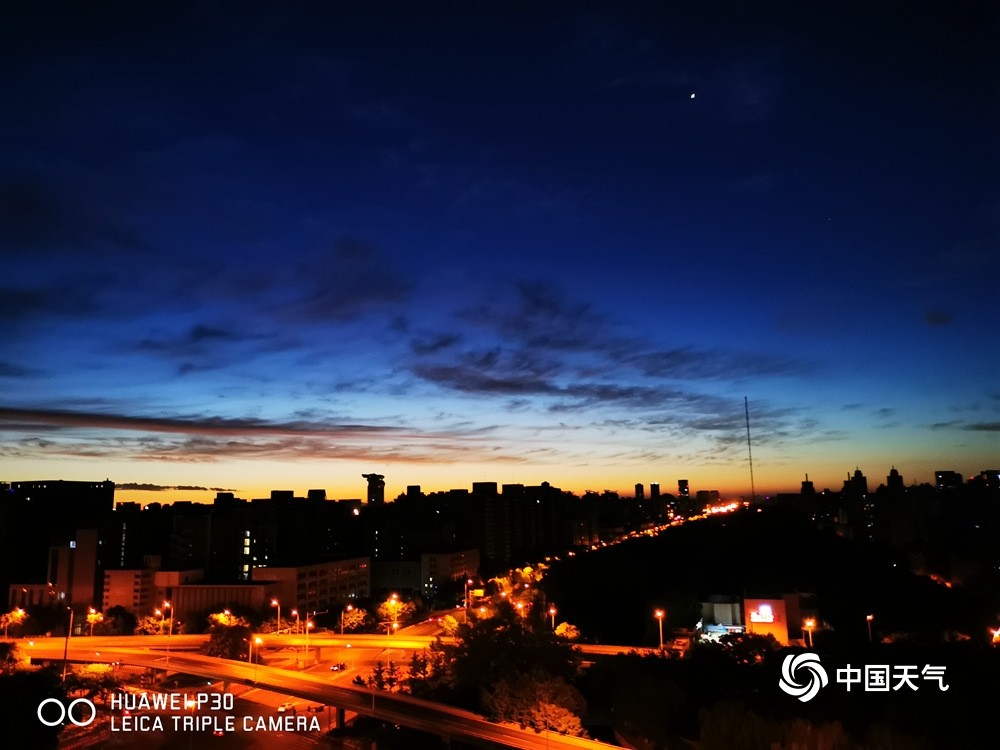 朝霞|红满天！北京今晨现绝美朝霞
