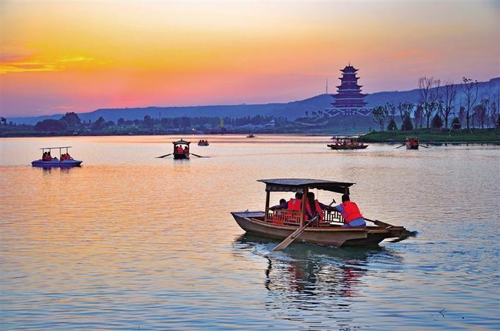 眉县渭河湿地公园.通讯员 赵宝琦摄