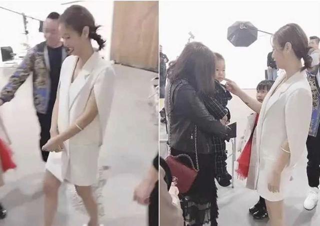 林心如|怀二胎？林心如霍建华约会穿宽松裙平底鞋，细节暴露孕味飘飘