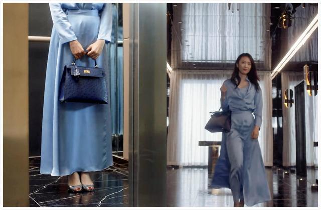 黄皮小仙女不能穿蓝色看看三十而已顾佳的穿搭气质又高级