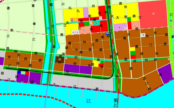 这次城市规划将三厂镇也纳入到海门城市规划之中,从规划地图可以看出