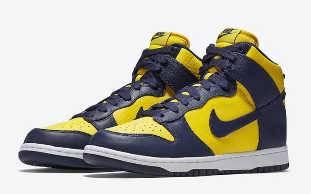 经典密歇根配色回归搭配高帮dunk再续佳话