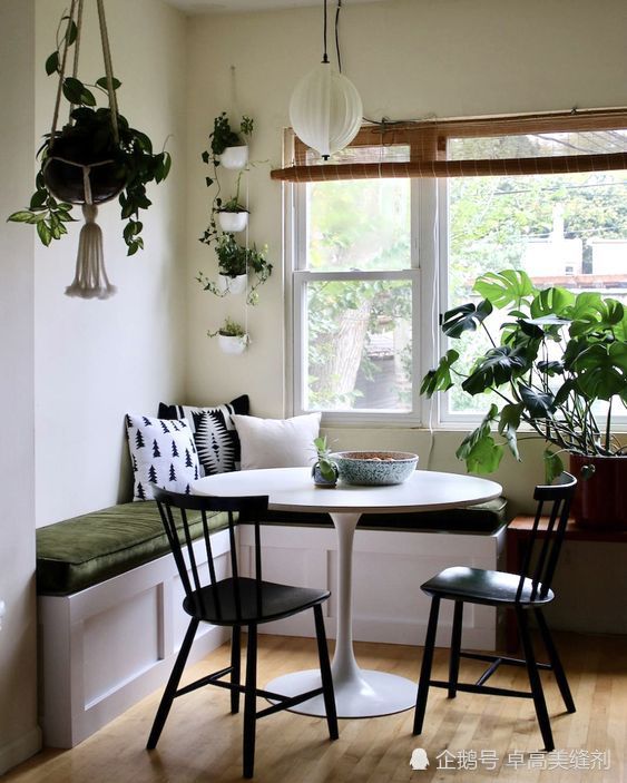 卡座设计零死角,小户型餐厅的最佳选择!