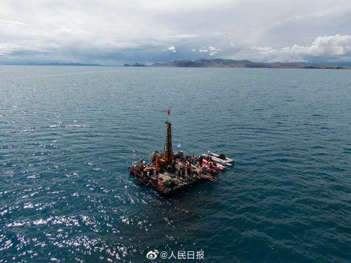 高原湖泊|我国成功钻取高原湖泊最长岩芯：获取岩芯长144.79米