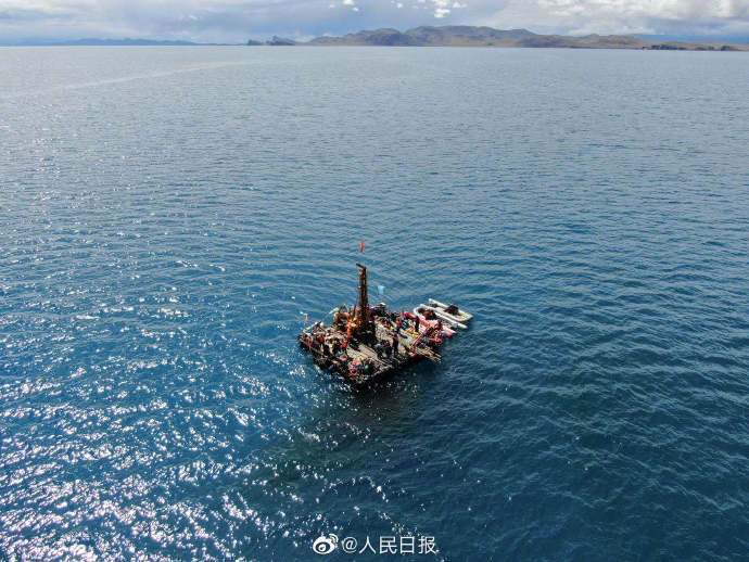 高原湖泊|我国成功钻取高原湖泊最长岩芯：获取岩芯长144.79米