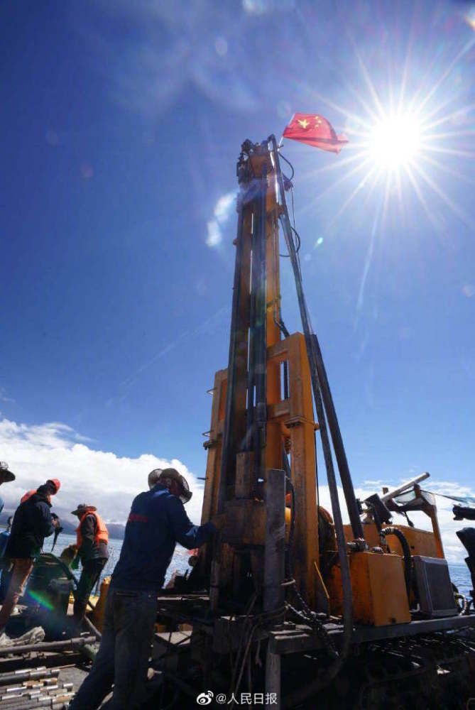 高原湖泊|我国成功钻取高原湖泊最长岩芯：获取岩芯长144.79米