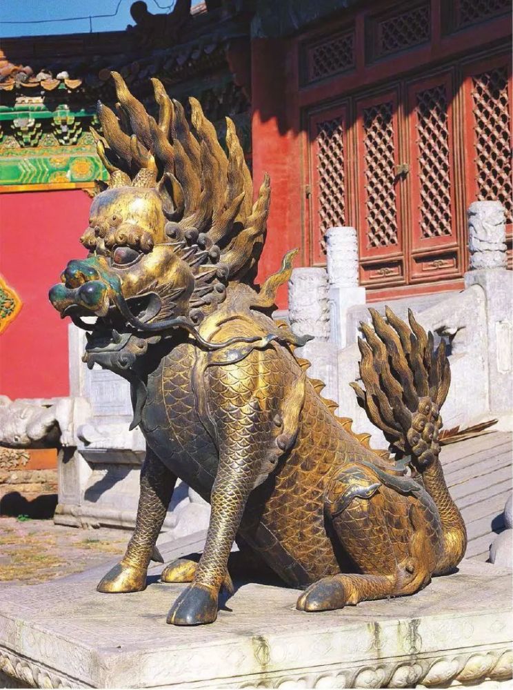 麒麟在中国传统文化中,属于瑞兽,古人认为,麒麟出现的地方,必有祥瑞