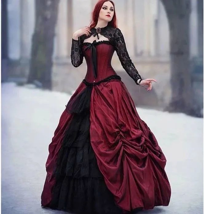 黑色系优雅:19世纪的丧服时尚