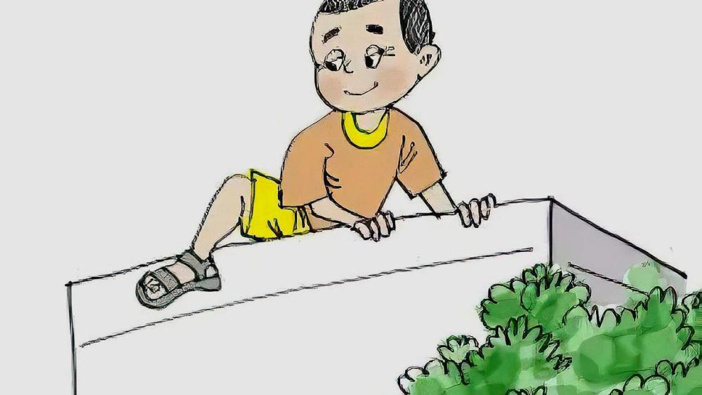 男子爬6楼救男童下不来,却因"恐高",该反思的是男童家长
