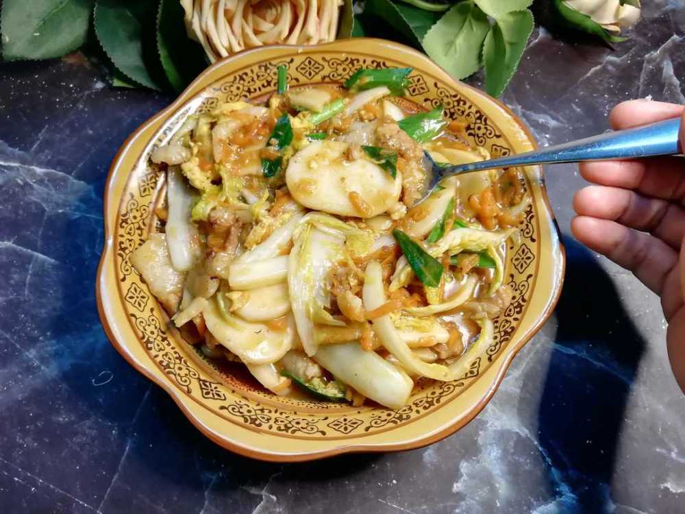 炒白粿福建人才懂的美味与年糕相媲美