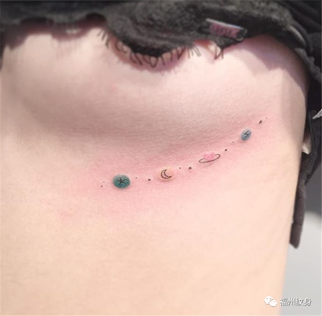 其它位置小清新纹身图案