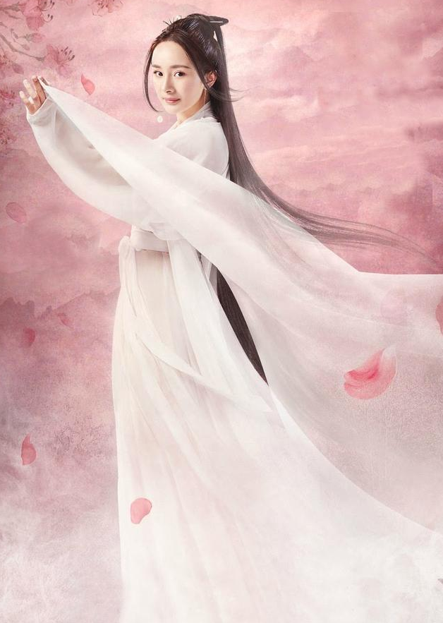 "一见倾心"的白衣古装女神!赵丽颖超凡脱俗!