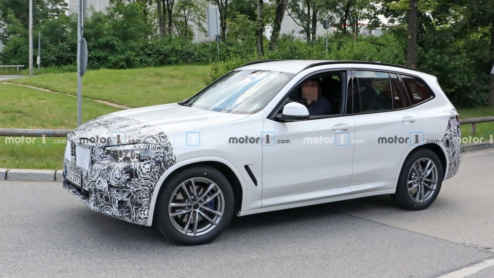 外观微调配置提升2022款宝马x3谍照首曝